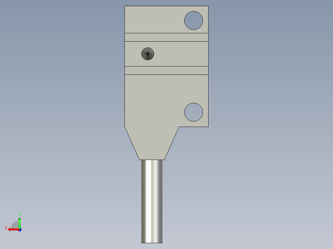 气缸自动化装配生产设备设计-EX-13B(光电2)后视图
