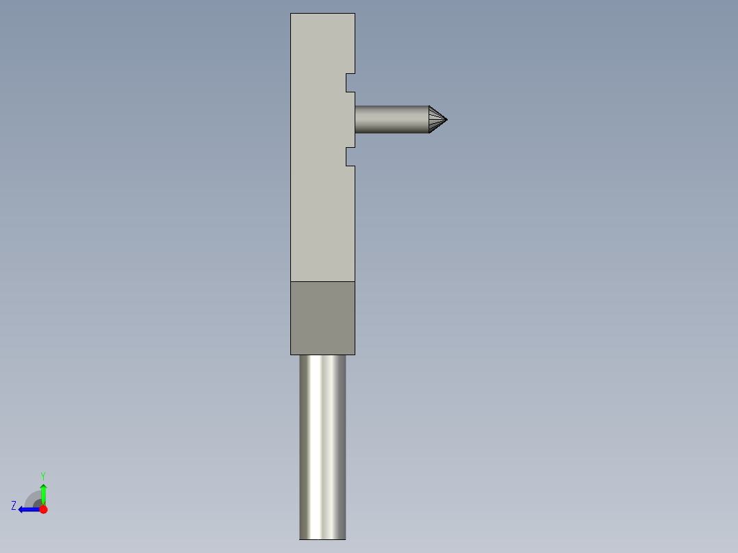 气缸自动化装配生产设备设计-EX-13B(光电2)右视图