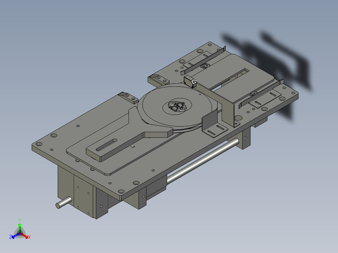 TRD899MINI-222-00干燥剂推入机构主视图