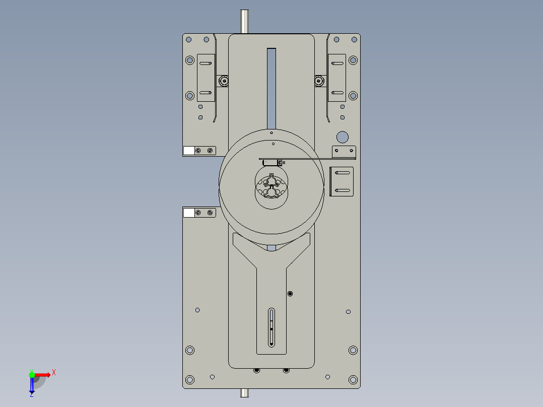 TRD899MINI-222-00干燥剂推入机构俯视图