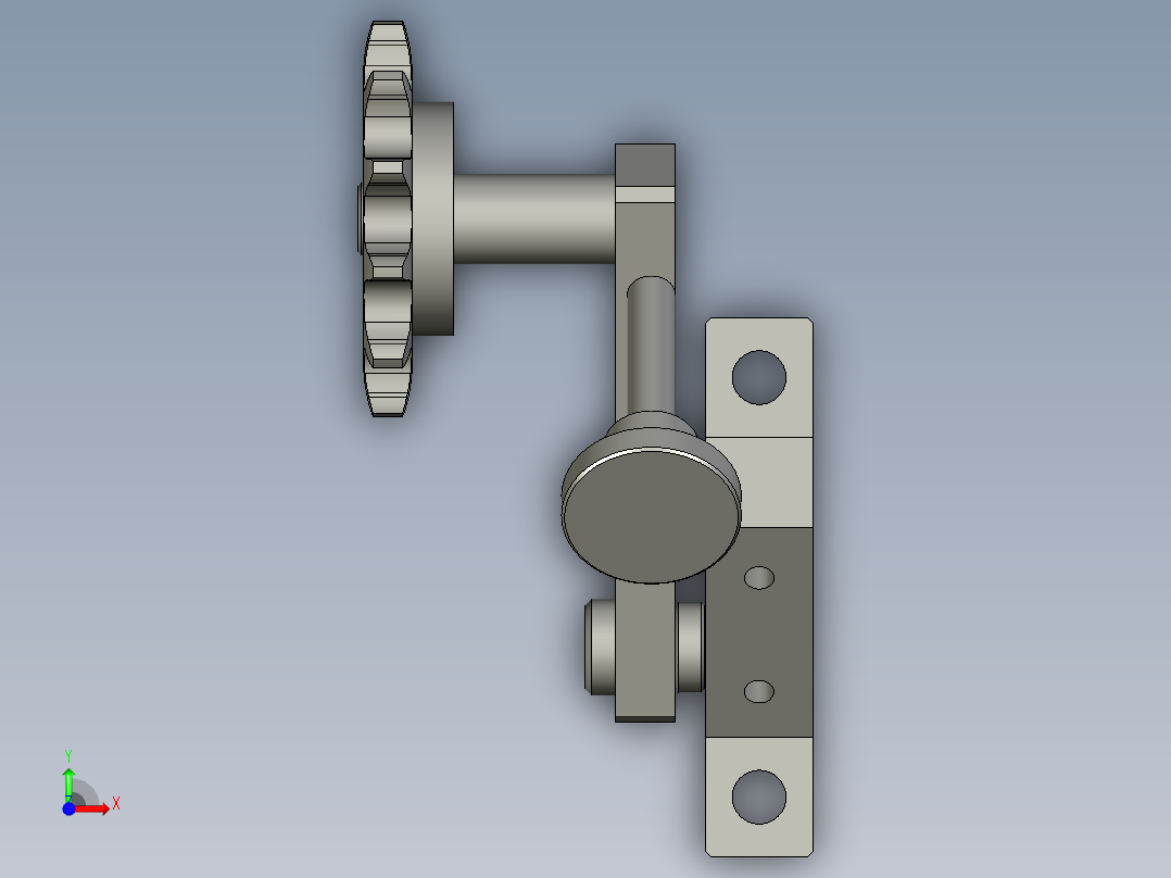 447-05张紧机构前视图
