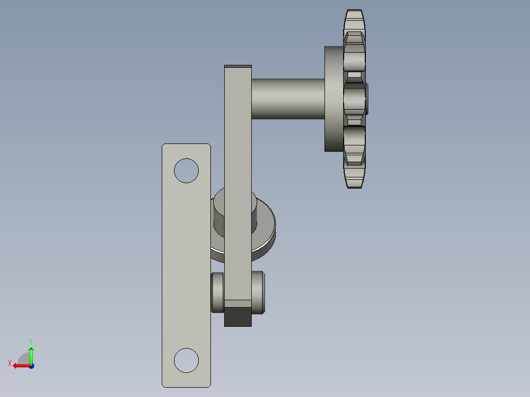447-05张紧机构后视图