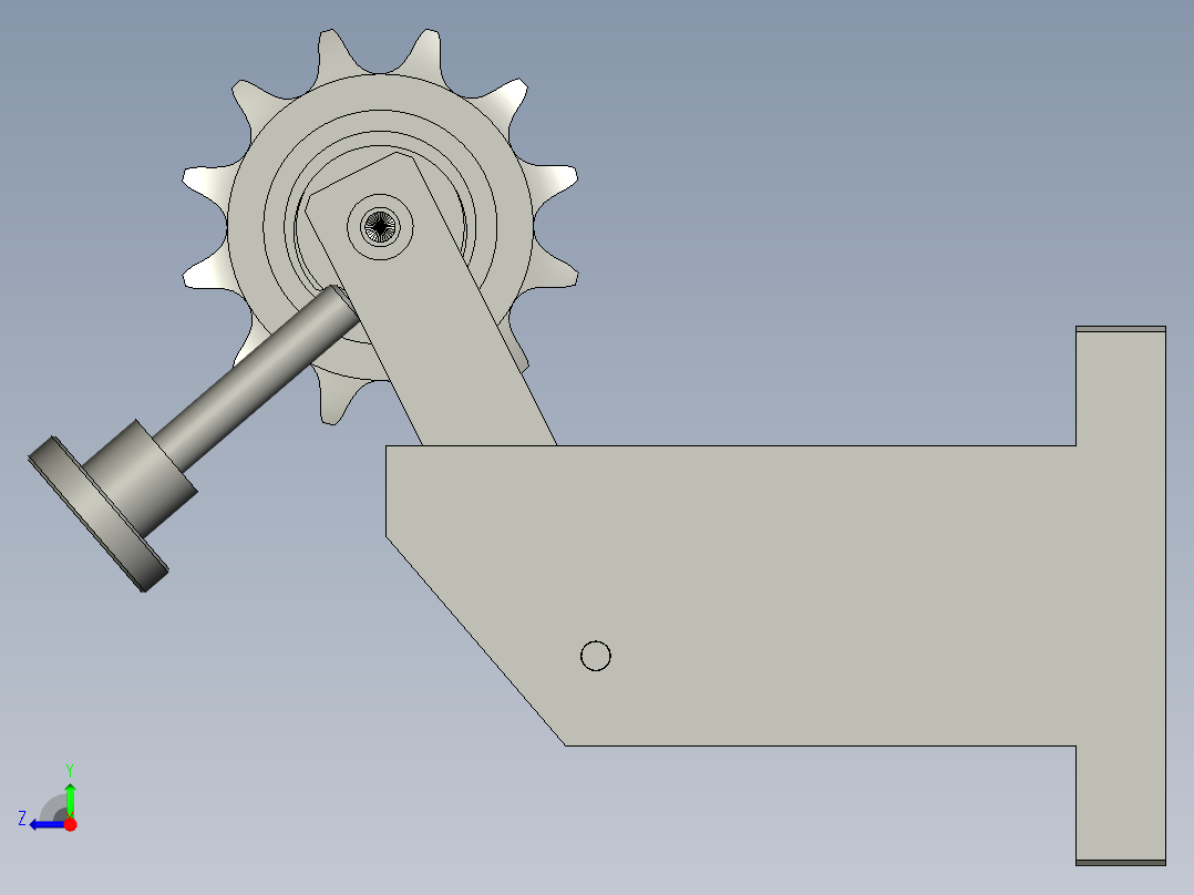 447-05张紧机构右视图