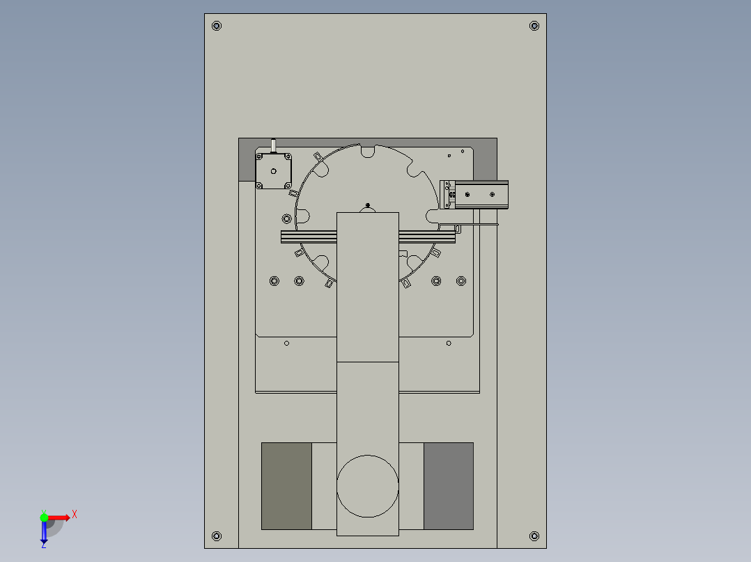 超声波检测组件202011俯视图