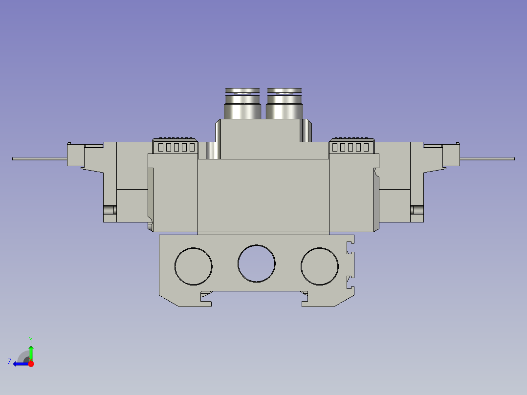 M4GD180-C6-E2C-6-3电磁阀组右视图