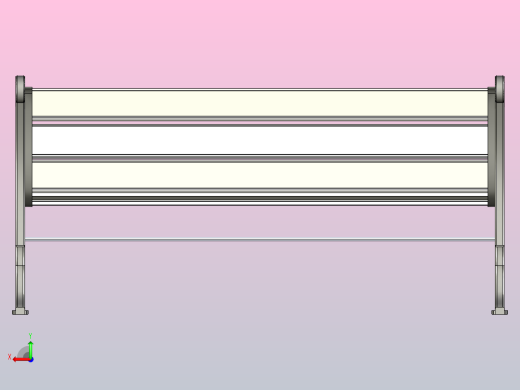 老式长凳公园后视缩略图