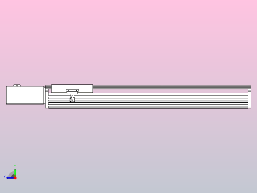 皮带直线轴半封闭可选导轨TPA-HNB-202D-140-L650-MR-C-P75-N3右视缩略图