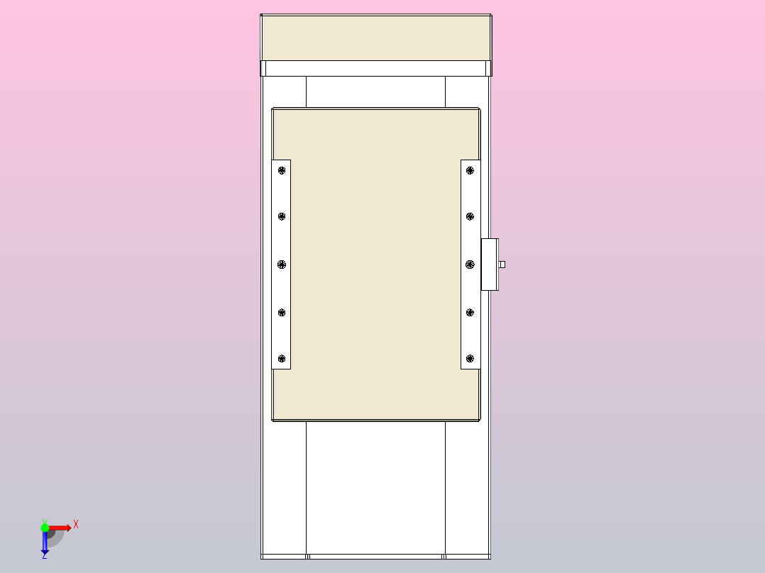 滚珠丝杠直线轴带导轨全封闭TPA-HCR-220D-3210C-L100-MP-Y-P1K-N3俯视图