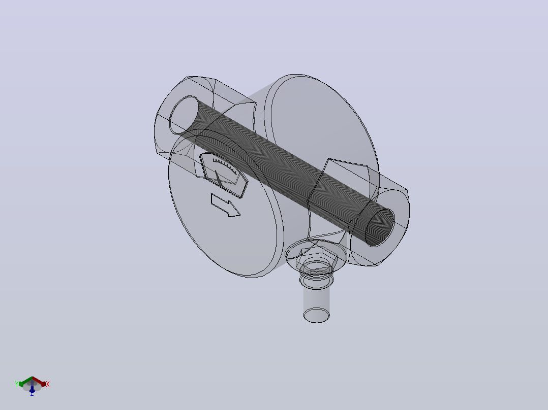 YXQ型油流发讯器（0.4MPa）(YXQ10-50)_YXQ-15主视图