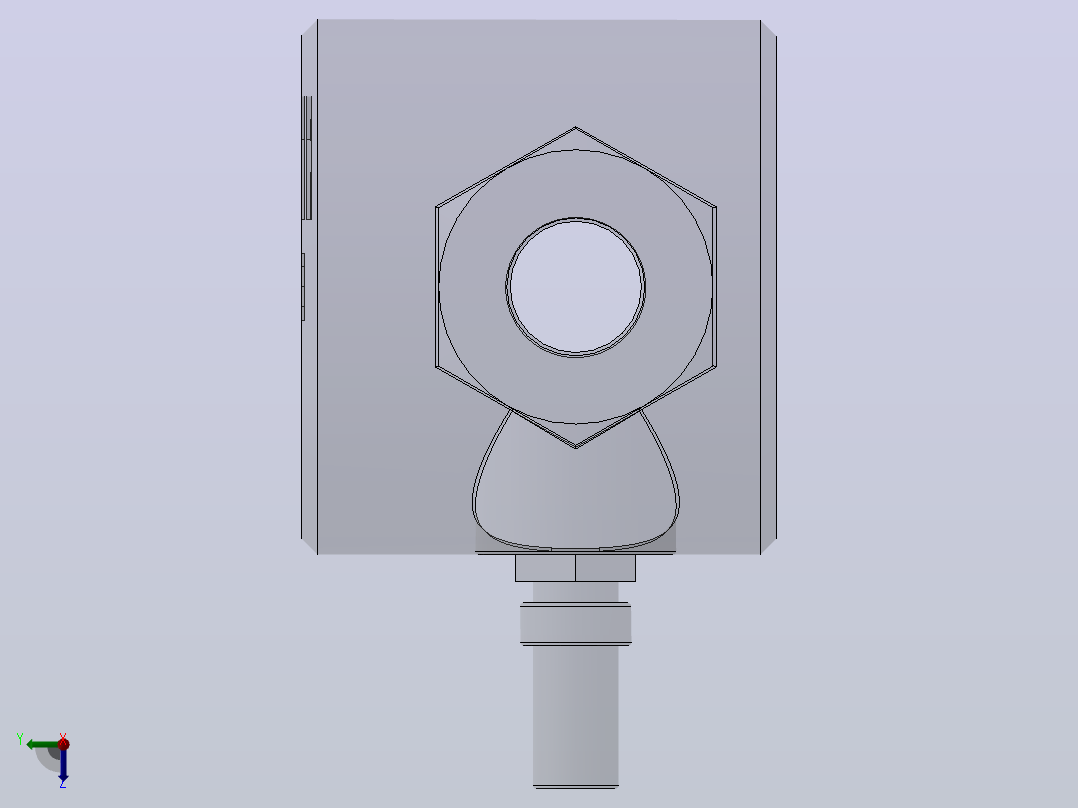 YXQ型油流发讯器（0.4MPa）(YXQ10-50)_YXQ-15右视图