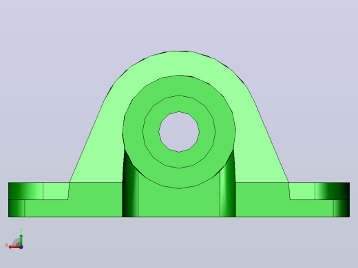 轴承座User Library-625 PILLOW BLOCK_后视缩略图