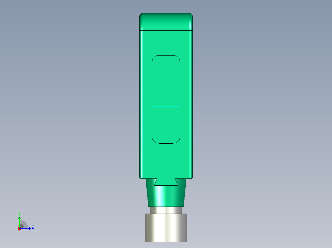 色标传感器 DK12-11左视图