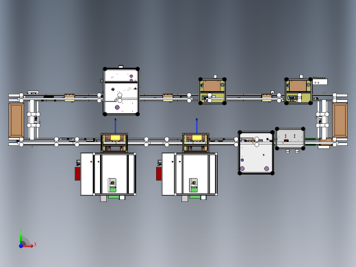 汽车门锁生产线前视缩略图