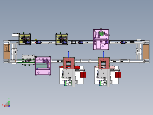 汽车门锁生产线后视缩略图