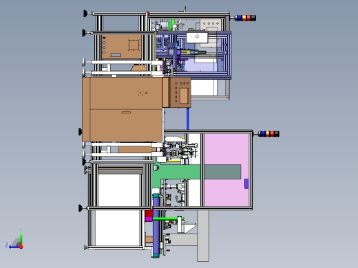 汽车门锁生产线右视缩略图