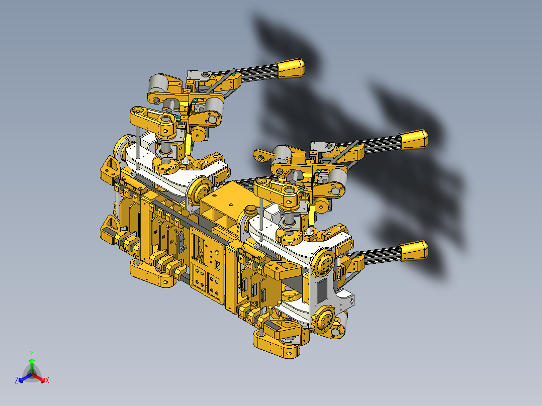 开源openDog四足机器狗3D图纸 STP