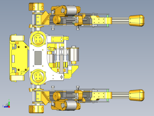 开源openDog四足机器狗3D图纸 STP右视缩略图