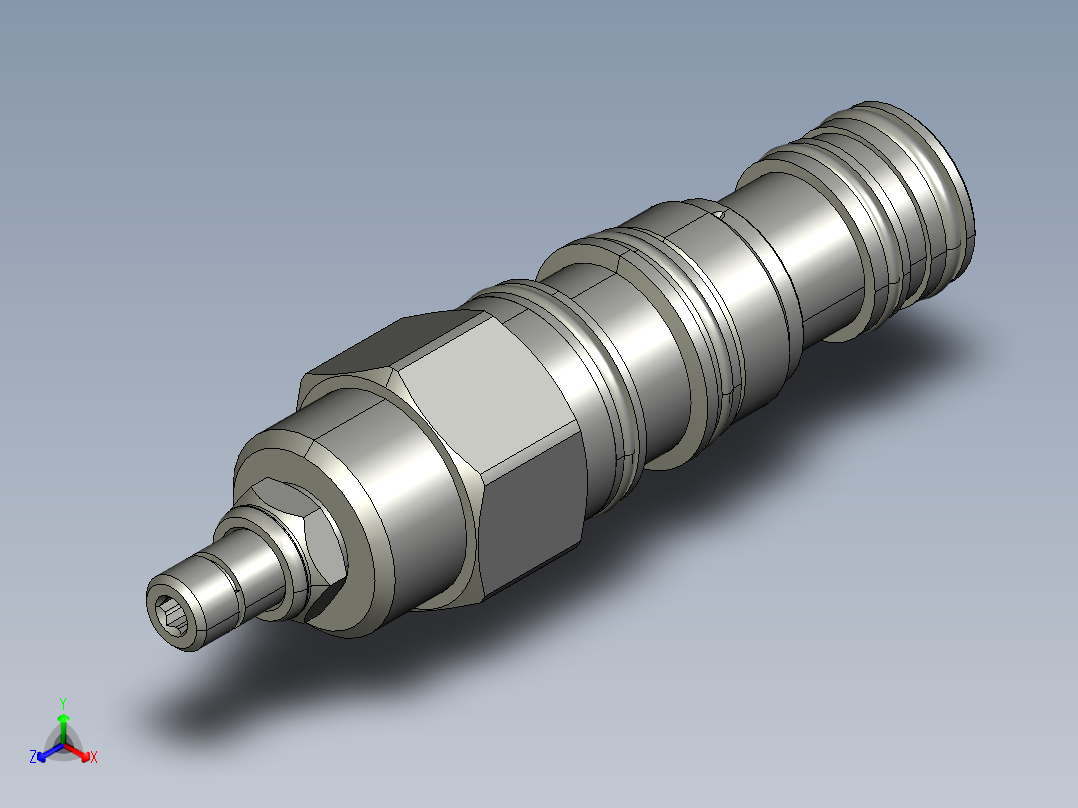 插装阀-UPAZLAN正等轴测图