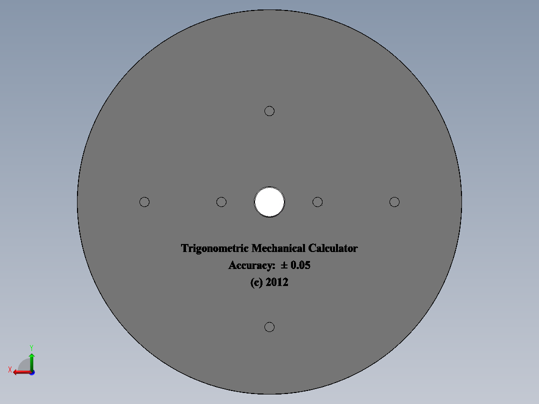 solidworks 三角机械计算器后视图
