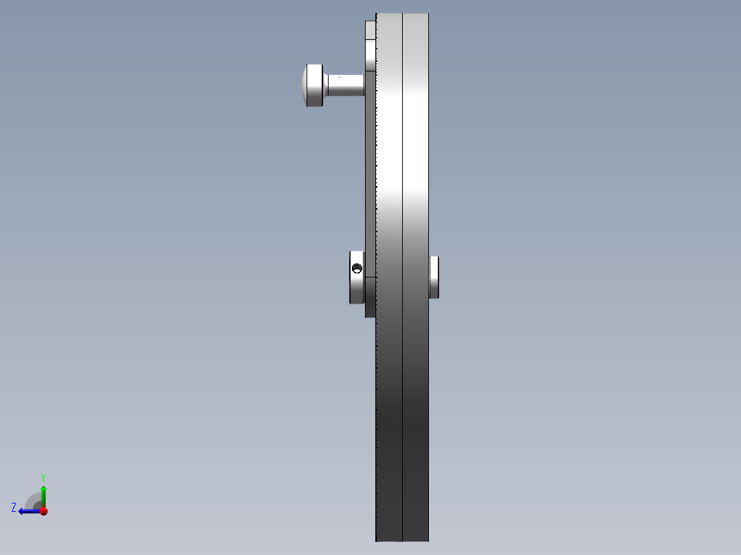 solidworks 三角机械计算器右视图
