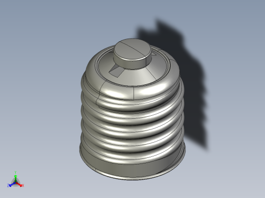 e40电灯泡灯座设计