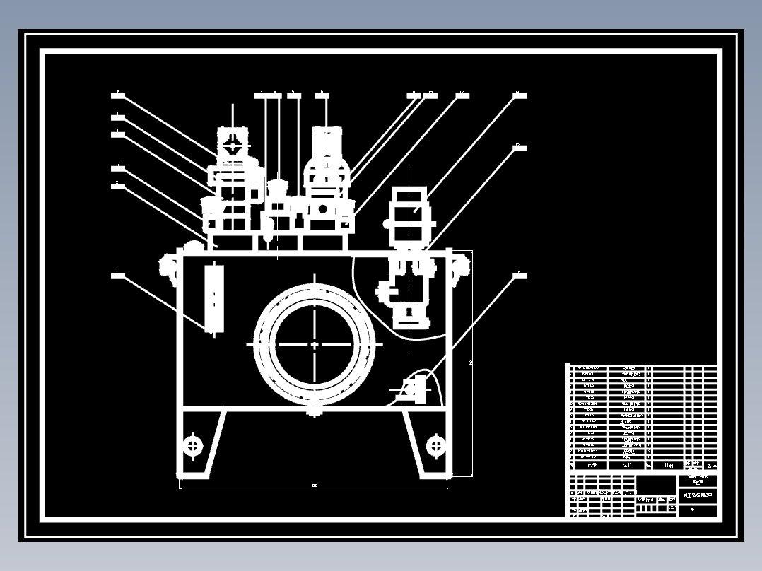 四柱万能液压机系统设计
