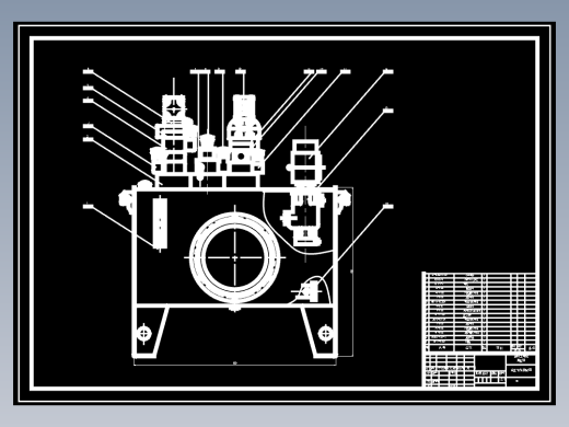 四柱万能液压机系统设计