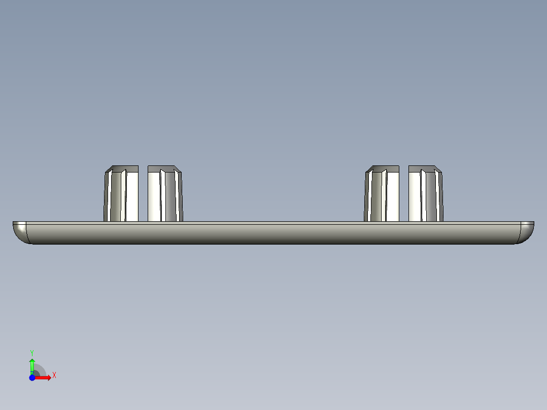 D部分 型材附件前视图