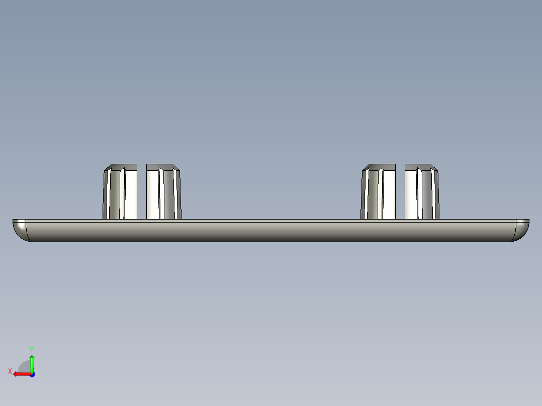 D部分 型材附件后视图