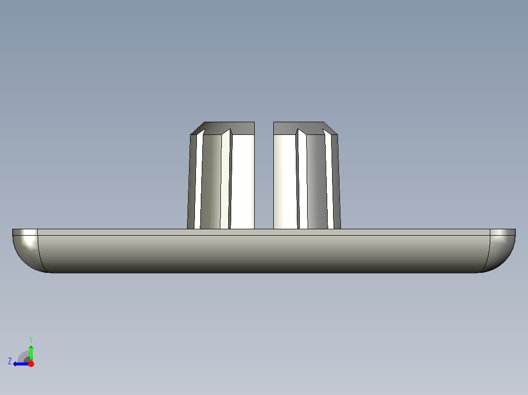 D部分 型材附件右视图