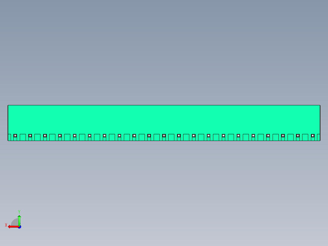 DEGSON 2EDG 系列 5.08mm 可插拔接线端子组-2EDGR-5.08-21P-14-00AH后视图