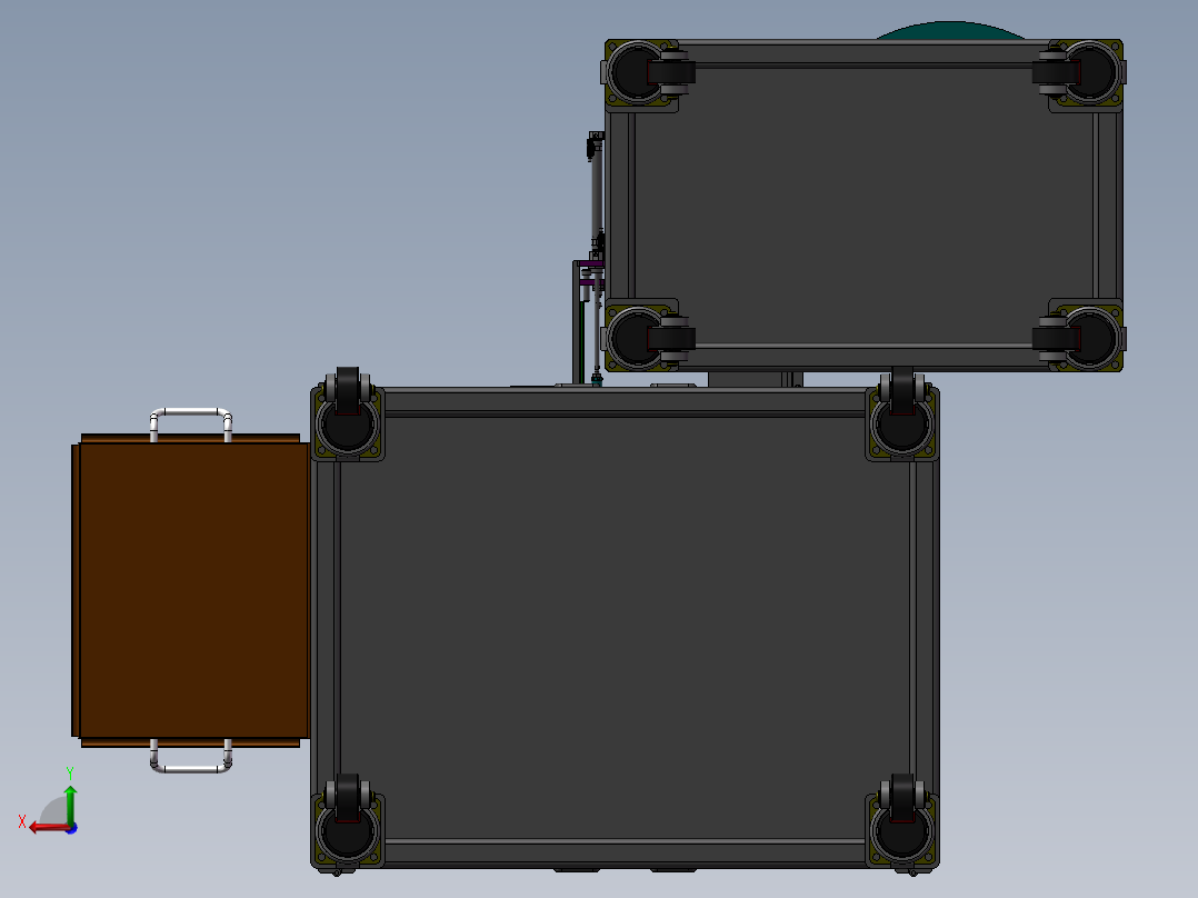 灯具自总组装设备后视图