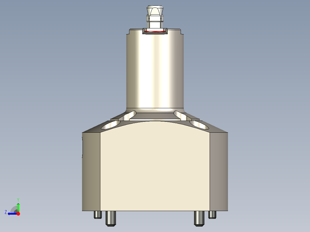 KOSMEKSFA1000-G0A-070-H70多系列多零件图纸模型多系列多零件图纸模型右视图