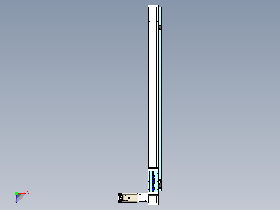 欧规系列-LB6A-L130-S900-BR-ZP40-C3俯视图