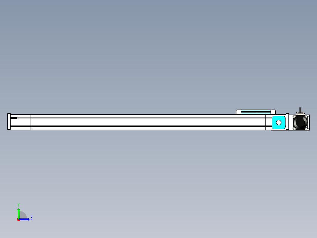 欧规系列-LB6A-L65-S900-BL-ZP40-C3左视图