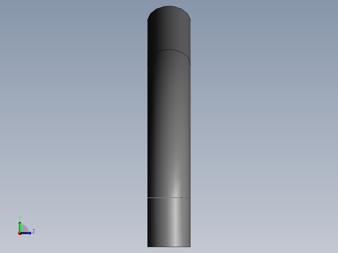 pvc conduit elbow-45deg std radius左视图