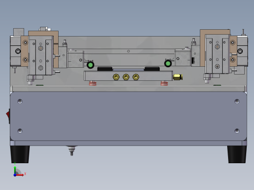 锂电池电芯半自动折角机前视缩略图