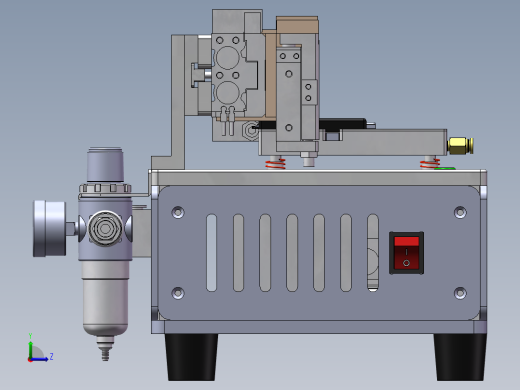 锂电池电芯半自动折角机左视缩略图