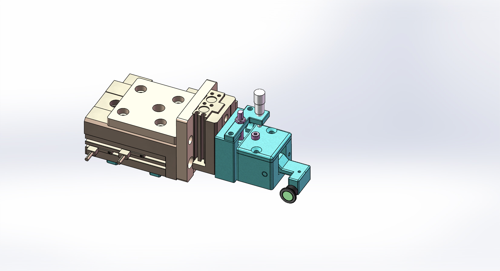锂电池电芯半自动折角机
