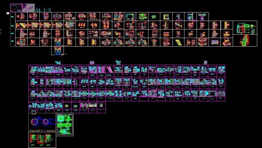 室内装饰施工节点、大样、地面、天花、墙面缩略图