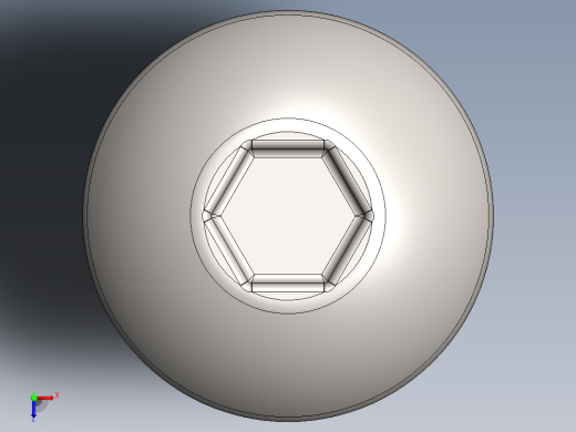 紧固件-M5 Stainless Round Head俯视缩略图