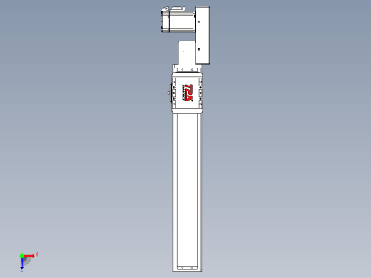 同步带全封闭直线模组TPA-HCB-85D-90-L400-ML-C-P20-N3俯视缩略图