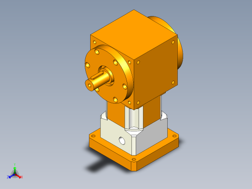 换向器PW110单轴 PLX90-L1 22-110-145-M8.stp
