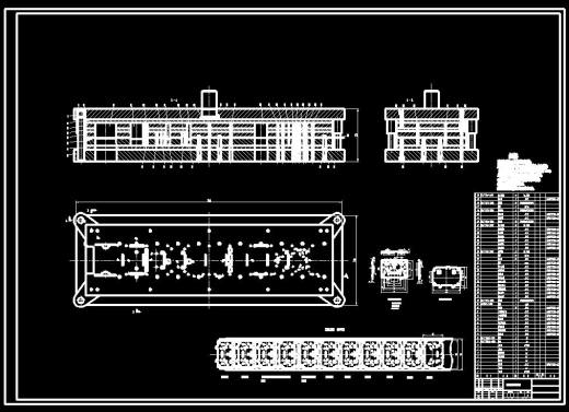 安装底板级进模（CAD图+PROE三维）缩略图