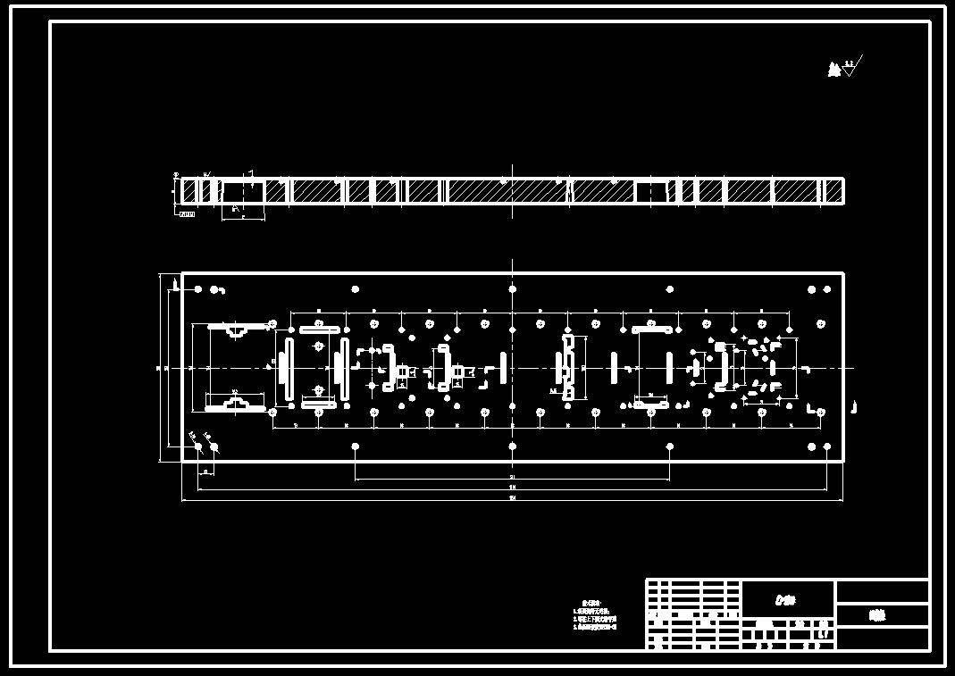 安装底板级进模（CAD图+PROE三维）