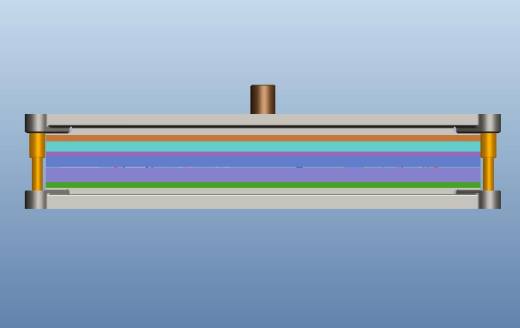 安装底板级进模（CAD图+PROE三维）缩略图