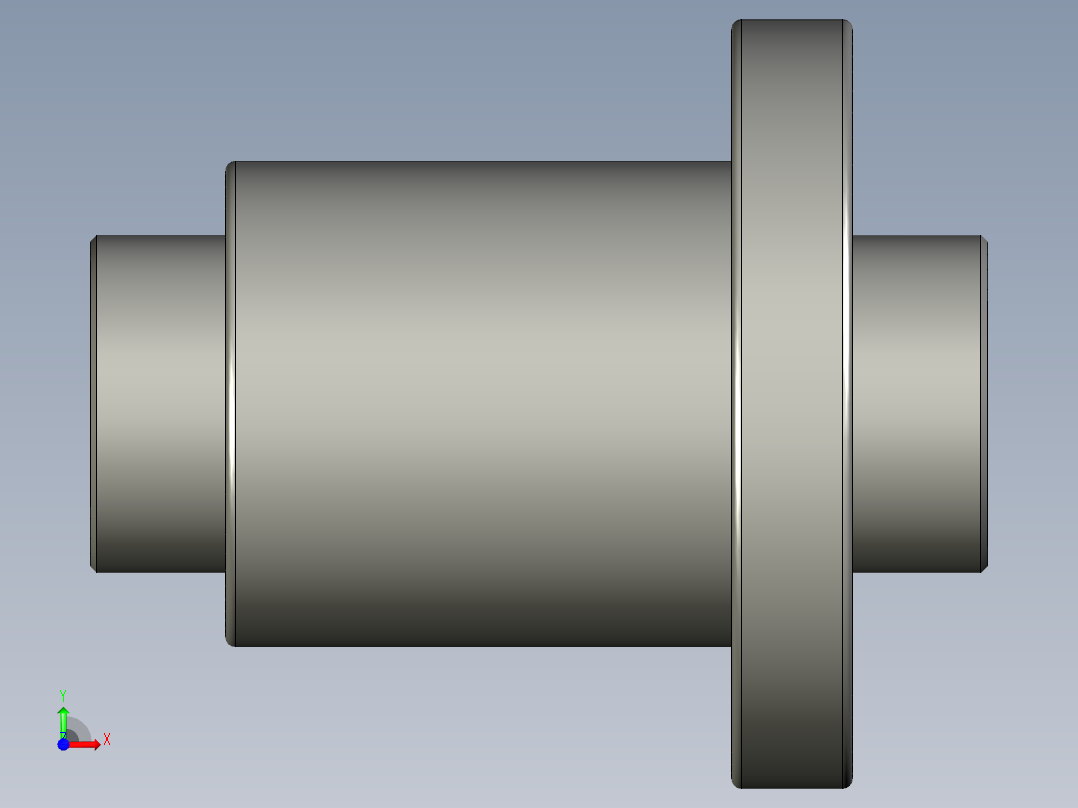 山云日尚SYS滚珠丝杠SFI5010.stp前视图