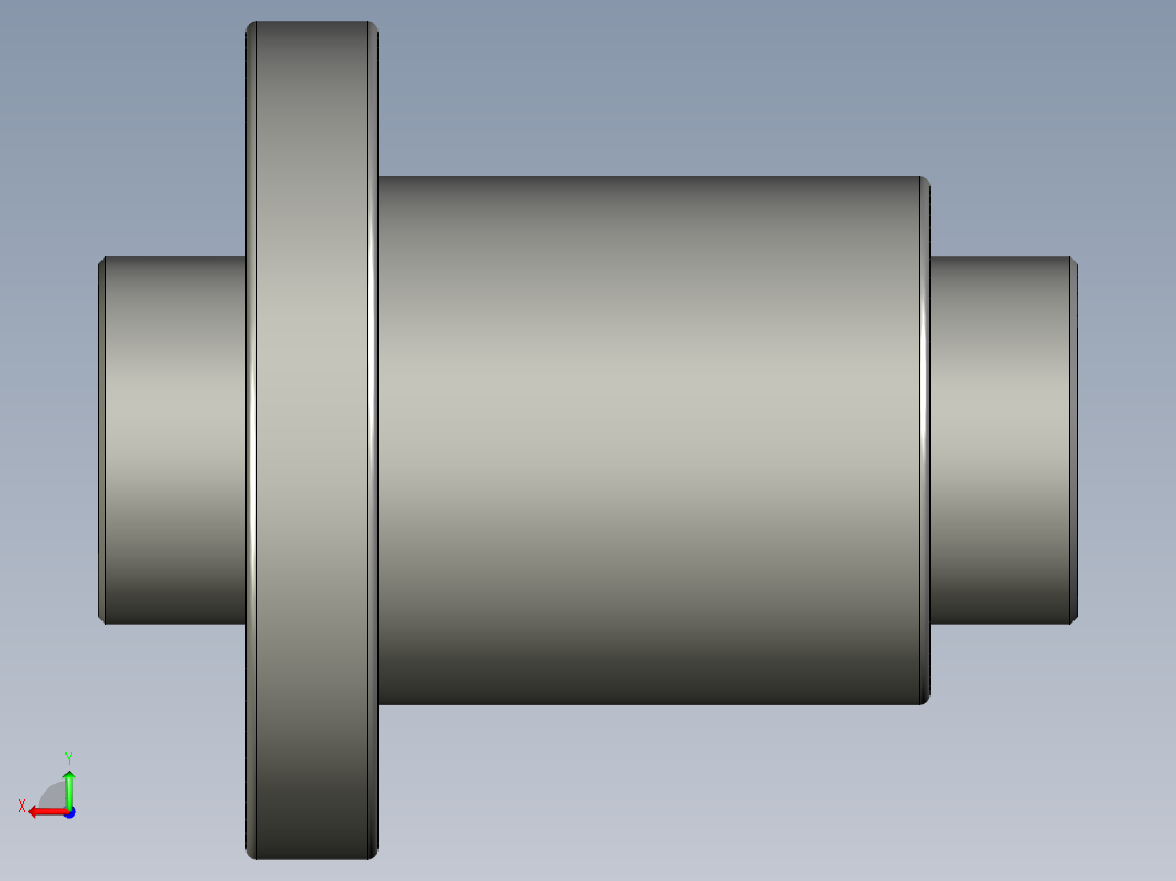 山云日尚SYS滚珠丝杠SFI5010.stp后视图