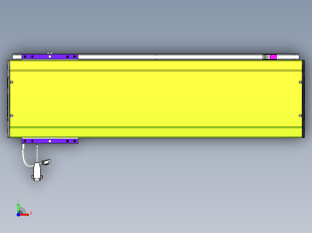 威洛博VL系列直线电机模组-VL22H2-S600前视图