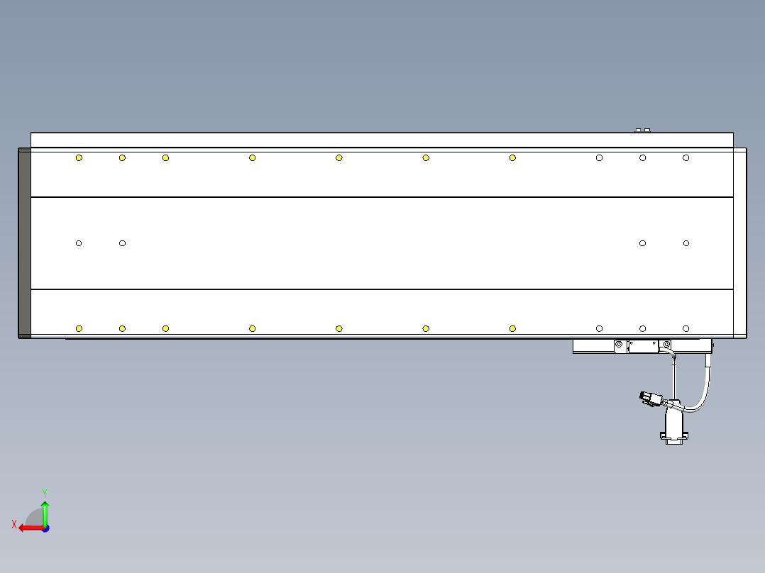 威洛博VL系列直线电机模组-VL22H2-S600后视图